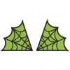 New In Sourpuss Spiderweb Collar Patch Set Green