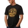 Steady Clothing Mens Sun Records Distressed Logo T-Shirt Black