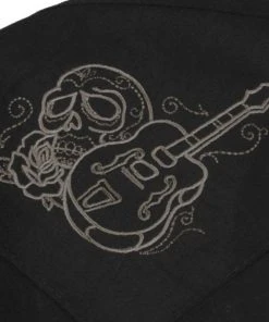 New In Steady Clothing Mens Dancing Dead Western Shirt Black