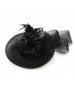 New In Succubus Drama Queen Fascinator Black