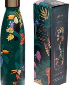 Succubus Gifts Toucan Party Thermos Green New In