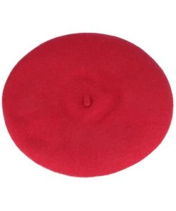 New In Succubus Headwear Sandy 60's Beret Red