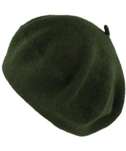 New In Succubus Headwear Felicia 60's Beret Olive
