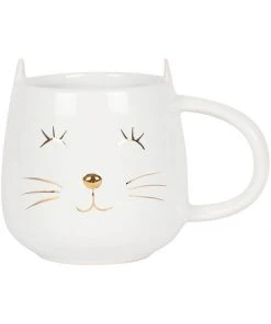 Succubus White Cat Face Mug White