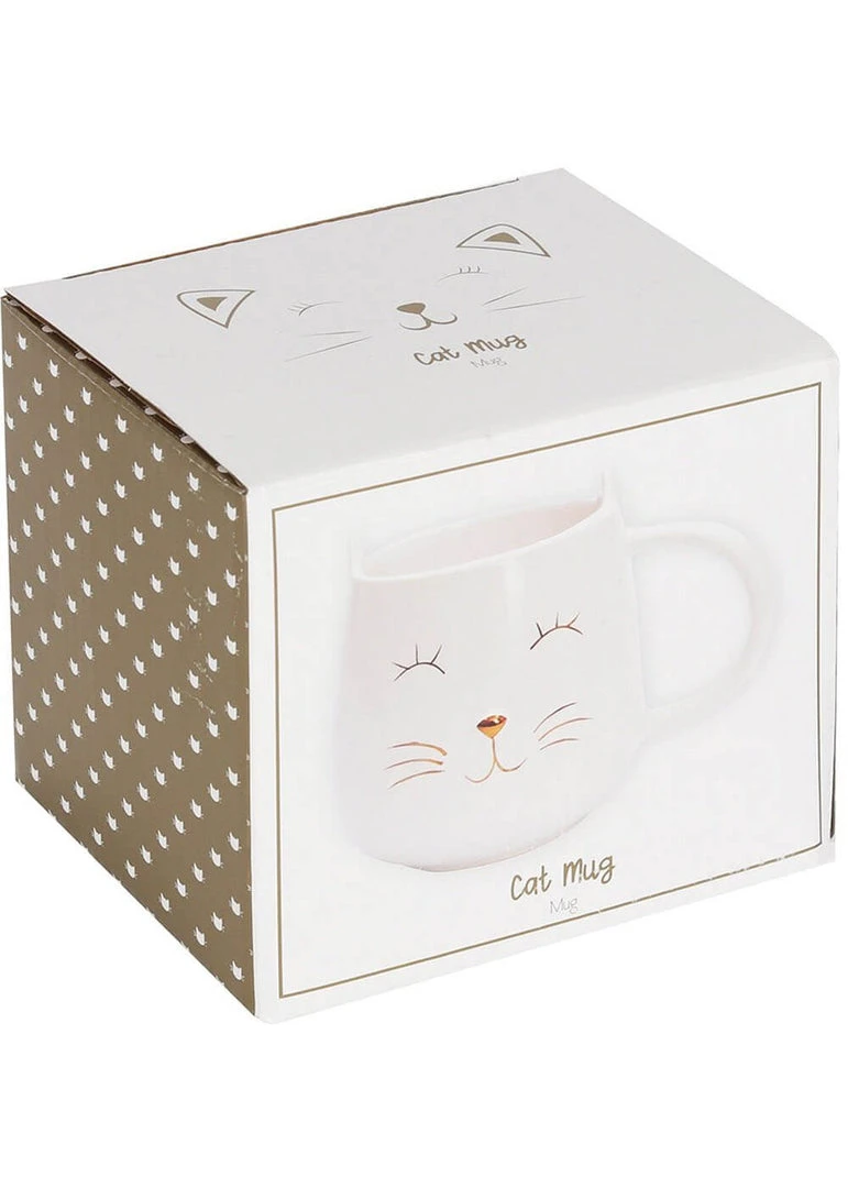 Succubus White Cat Face Mug White