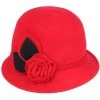 Succubus Headwear Naomi 60's Cloche Hat Red New In