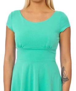 New In Succubus Tiffany 60's Swing Dress Mint