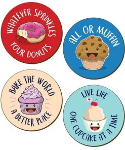 Succubus Gifts Bake The World Set 4 Coasters