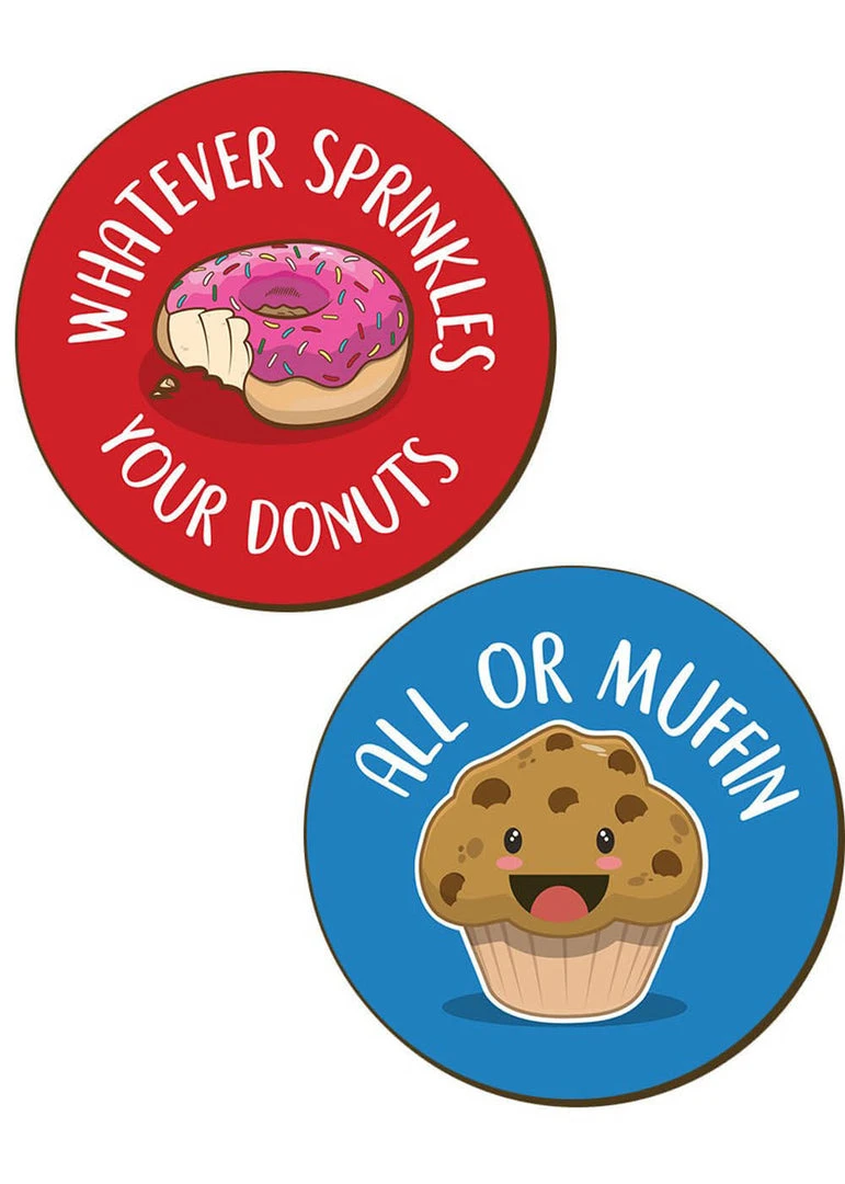 Succubus Gifts Bake The World Set 4 Coasters