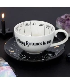 New In Succubus Fortune Telling Cup With Saucer
