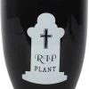 New In Succubus RIP Plant Gothic Planter Black
