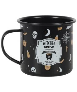 Succubus Witches Brew Enamel Mug Black New In