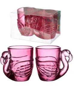 New In Succubus Gifts Flamingo Set Shotglasses Pink