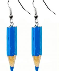 Succubus Jewels Pencils Earrings Blue