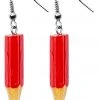 Succubus Jewels Pencils Earrings Red