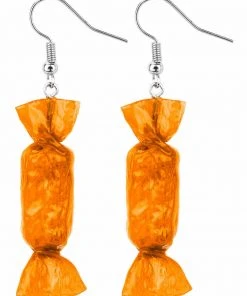 Succubus Jewellery Sweets Drop Earrings Orange New In