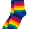 Succubus Blue Rainbow Socks Multi New In