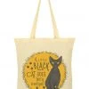 Succubus Gifts A Little Black Cat Totebag Cream