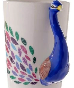 Succubus Gifts Peacock Mug Blue