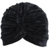 Succubus Headwear Velvet 20's Turban Black