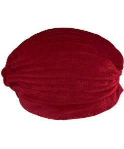 Succubus Headwear Velvet 20's Turban Wine