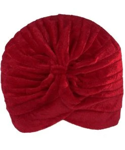 Succubus Headwear Velvet 20's Turban Wine