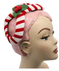 Succubus Fancy Infinity Christmas Candy Cane Hat Multi