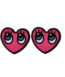 Succubus Love Eyes Cartoon Earrings