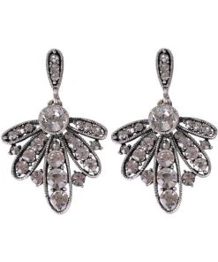 New In Succubus Sparkle Leaves Old Hollywood Glamour 20's Earrings