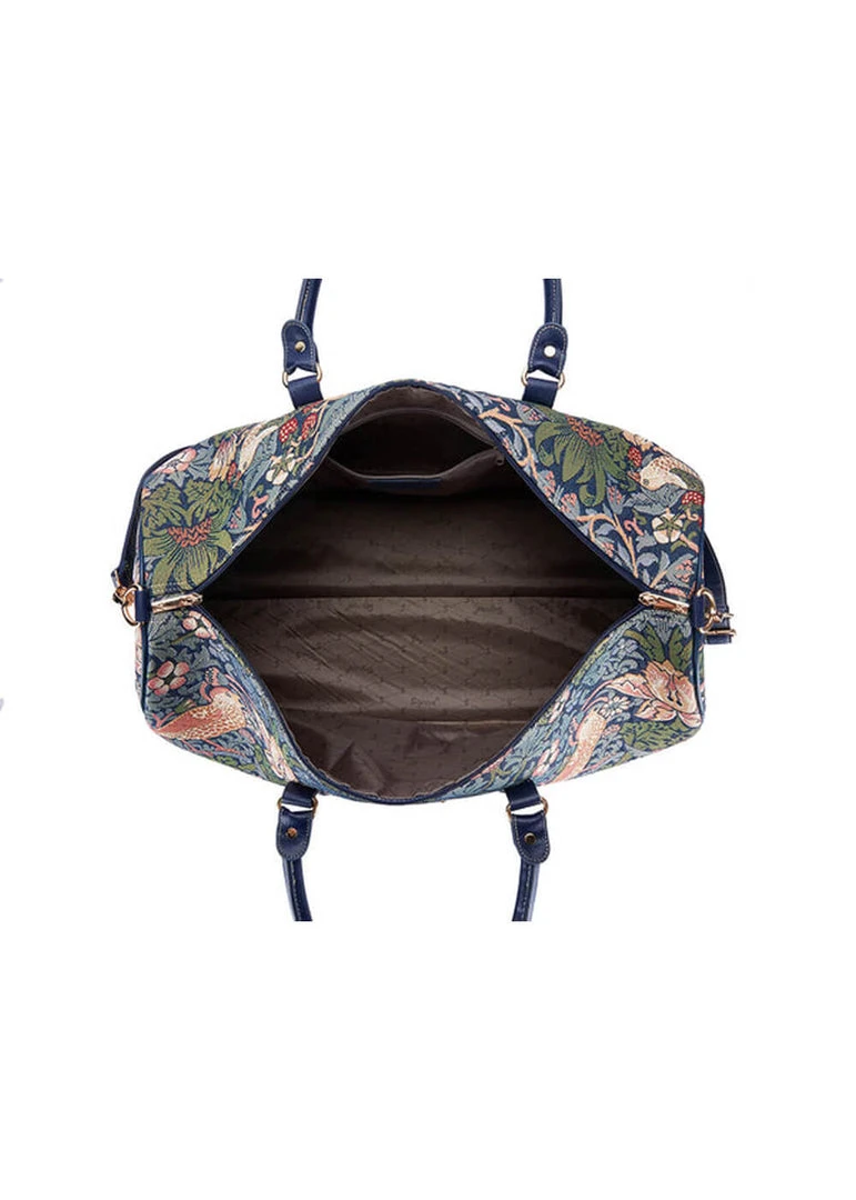 Tapestry Bags Morris Strawberry Thief Travelbag Blue