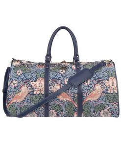 Tapestry Bags Morris Strawberry Thief Travelbag Blue