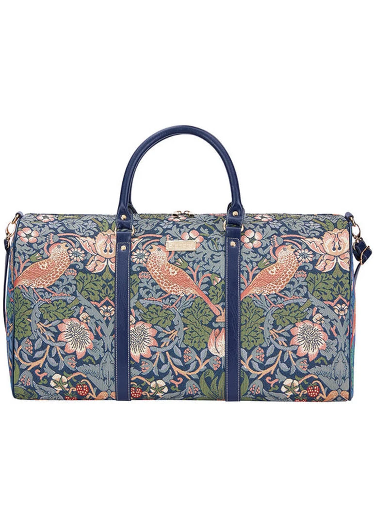 Tapestry Bags Morris Strawberry Thief Travelbag Blue