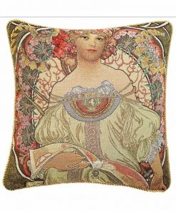 New In Tapestry Bags Alphonse Mucha Daydream Cushion Case