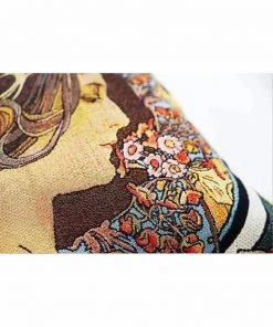Tapestry Bags Alphonse Mucha Primrose Cushion Case