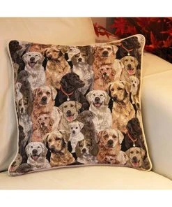 New In Tapestry Bags Labrador Cushion Cover