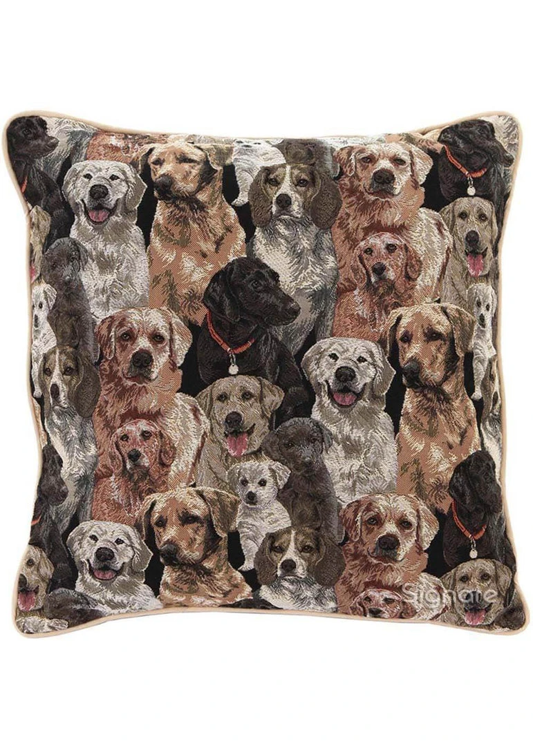 New In Tapestry Bags Labrador Cushion Cover