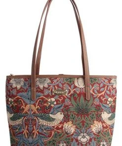 Tapestry Bags Morris Strawberry Thief Shoulderbag Red