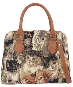 Tapestry Bags Cats Handbag