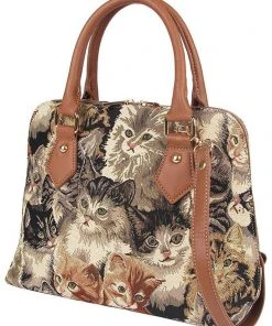 Tapestry Bags Cats Handbag