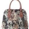 Tapestry Bags Labrador Dogs Handbag