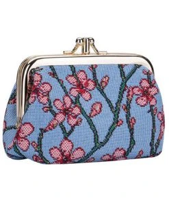 Tapestry Bags Crane Blossom & Swallow Frame Purse New In