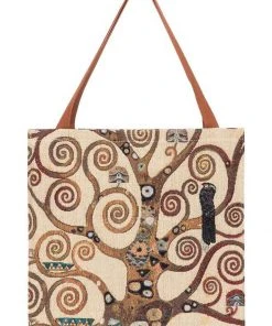 Tapestry Bags Klimt Tree Of Life Gusset Shopper Bag