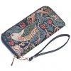 New In Tapestry Bags Morris Strawberry Thief Wallet Blue