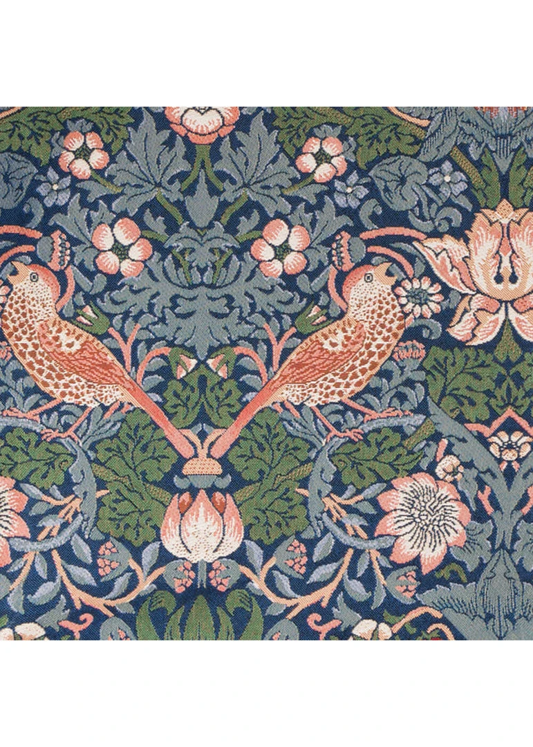 New In Tapestry Bags Morris Strawberry Thief Wallet Blue