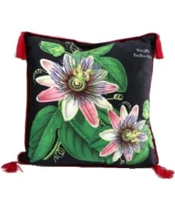 Temerity Jones Botanical Garden Cushion Black Green