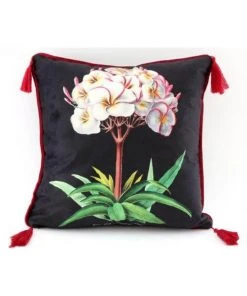 Temerity Jones Botanical Garden Cushion Black Green