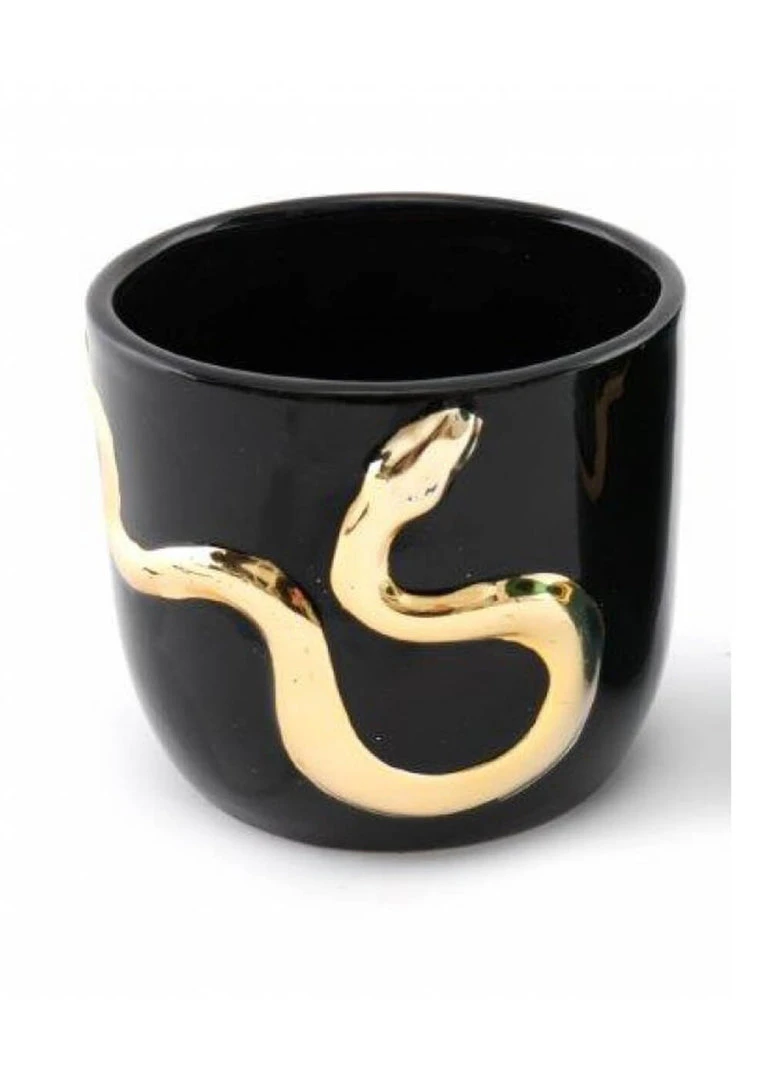 Temerity Jones Snake Planter Black