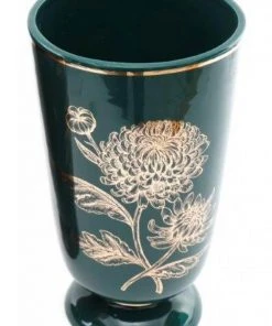 New In Temerity Jones Luxe Flower Vase In Teal