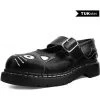 New In T.U.K Vegan Anarchic Mary Jane Kitty Black