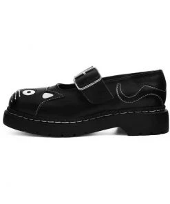 New In T.U.K Vegan Anarchic Mary Jane Kitty Black